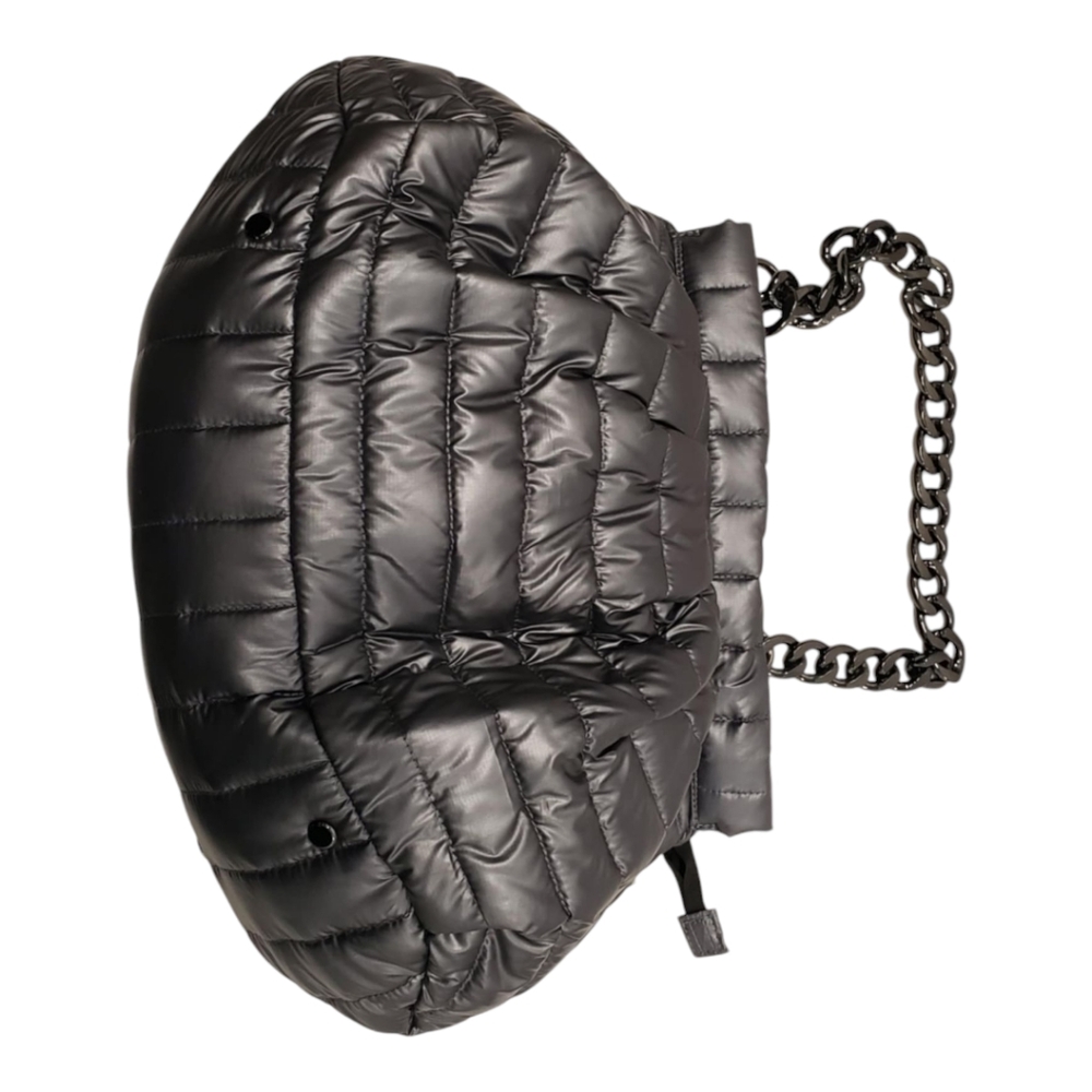 Think Royln Shiny Dark Grey Shoulder Bag - Picture 6 of 12